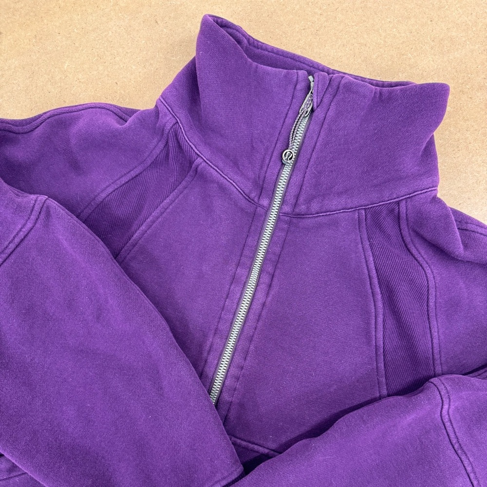 Lululemon half-zip Purple Sweatshirt